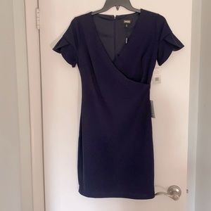 Alexi Admor blue navy formal dress sz M NWT